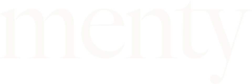 Woordmerk / serif, met staart (Menty)